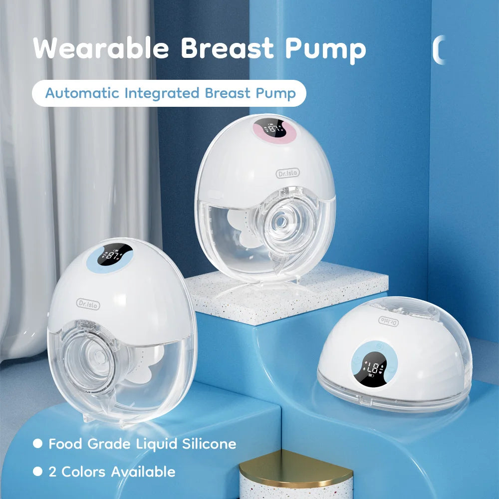 Wearable Breast Pump Electric Breast Pumps Comfort Milk Collector Lightweight with LED Display 4 Modes & 36 Levels EB46